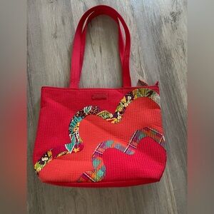 Vera Bradley Rhumba Flower Tote Bag
